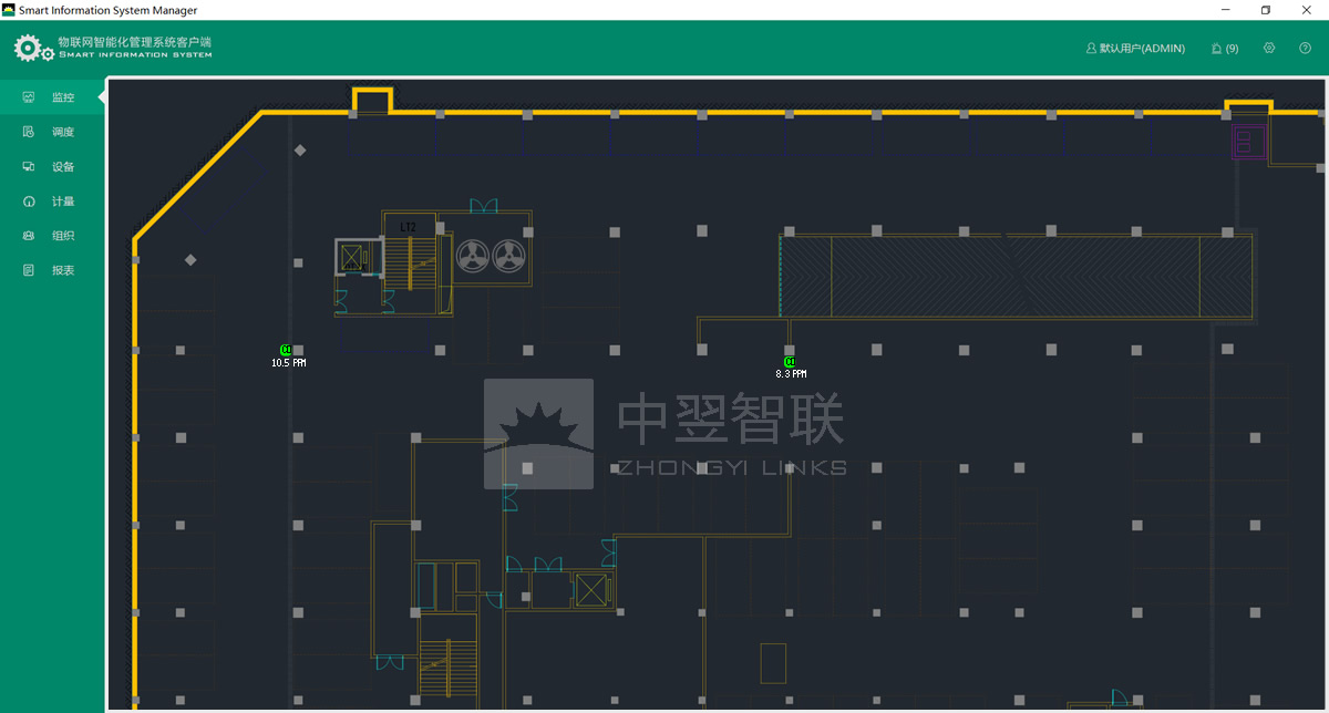 建筑智能化系统交互视图界面